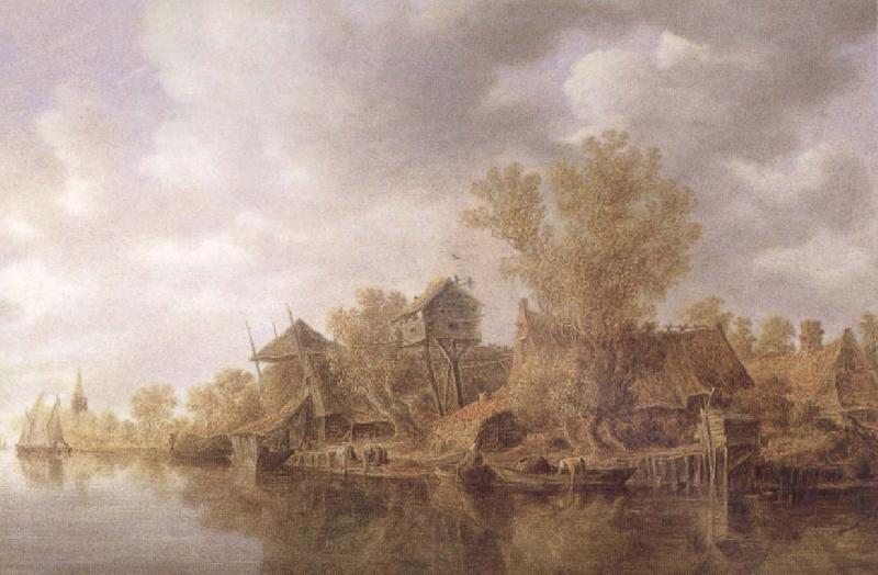 Jan josephsz van goyen River Landscape oil painting picture